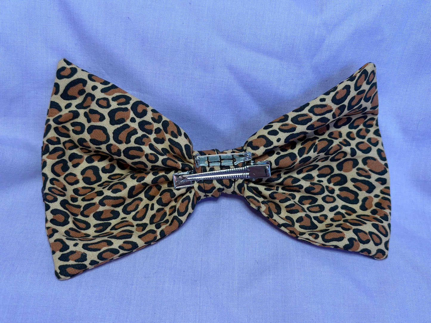 Leopard print Gyaru style bow