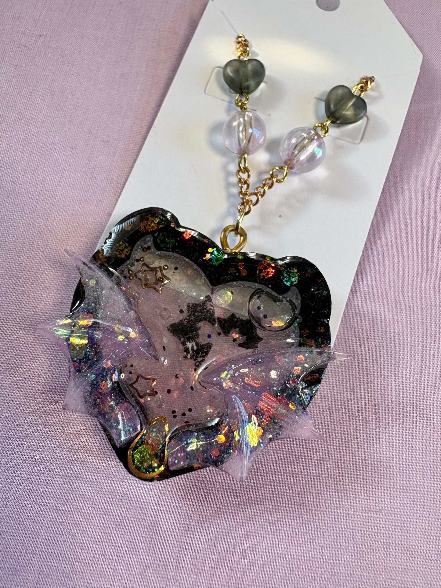 Succubus heart shaker necklace