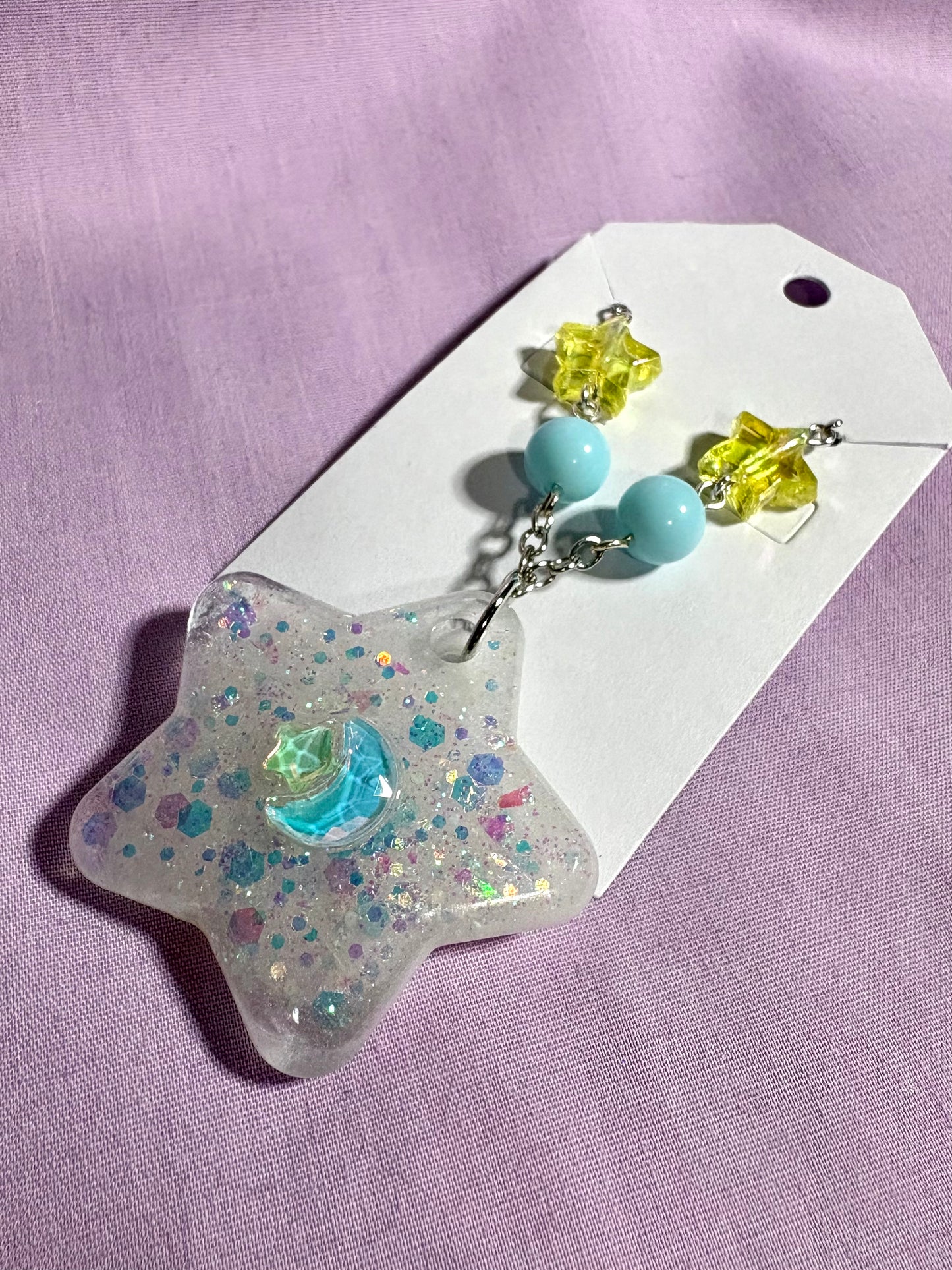 Celestial star necklace