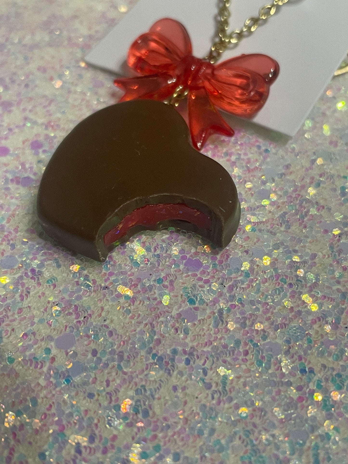 Heart truffle necklace