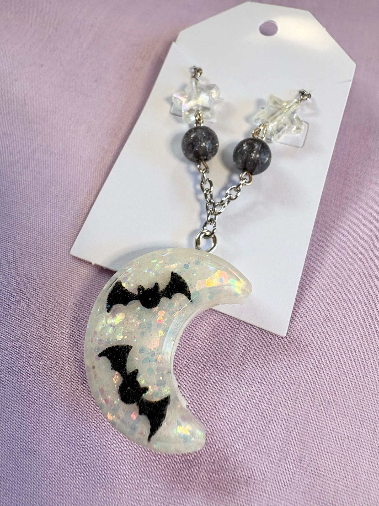 Midnight moon necklace