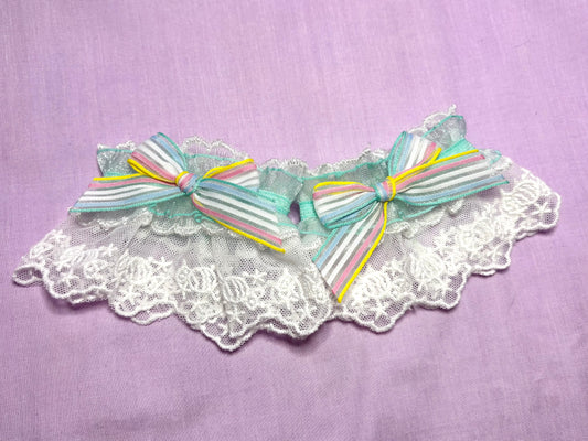 Mint candy wrist cuffs