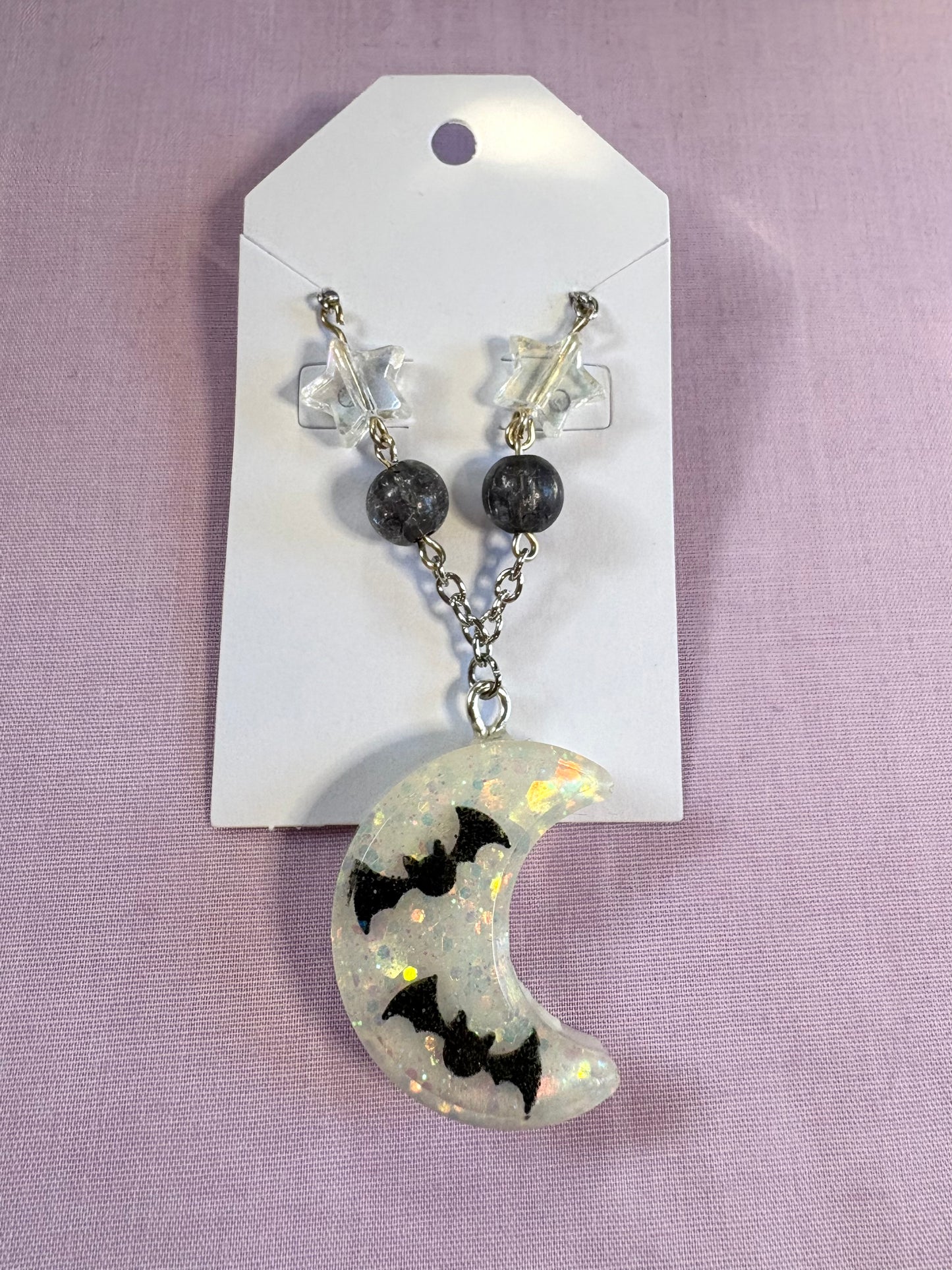 Midnight moon necklace