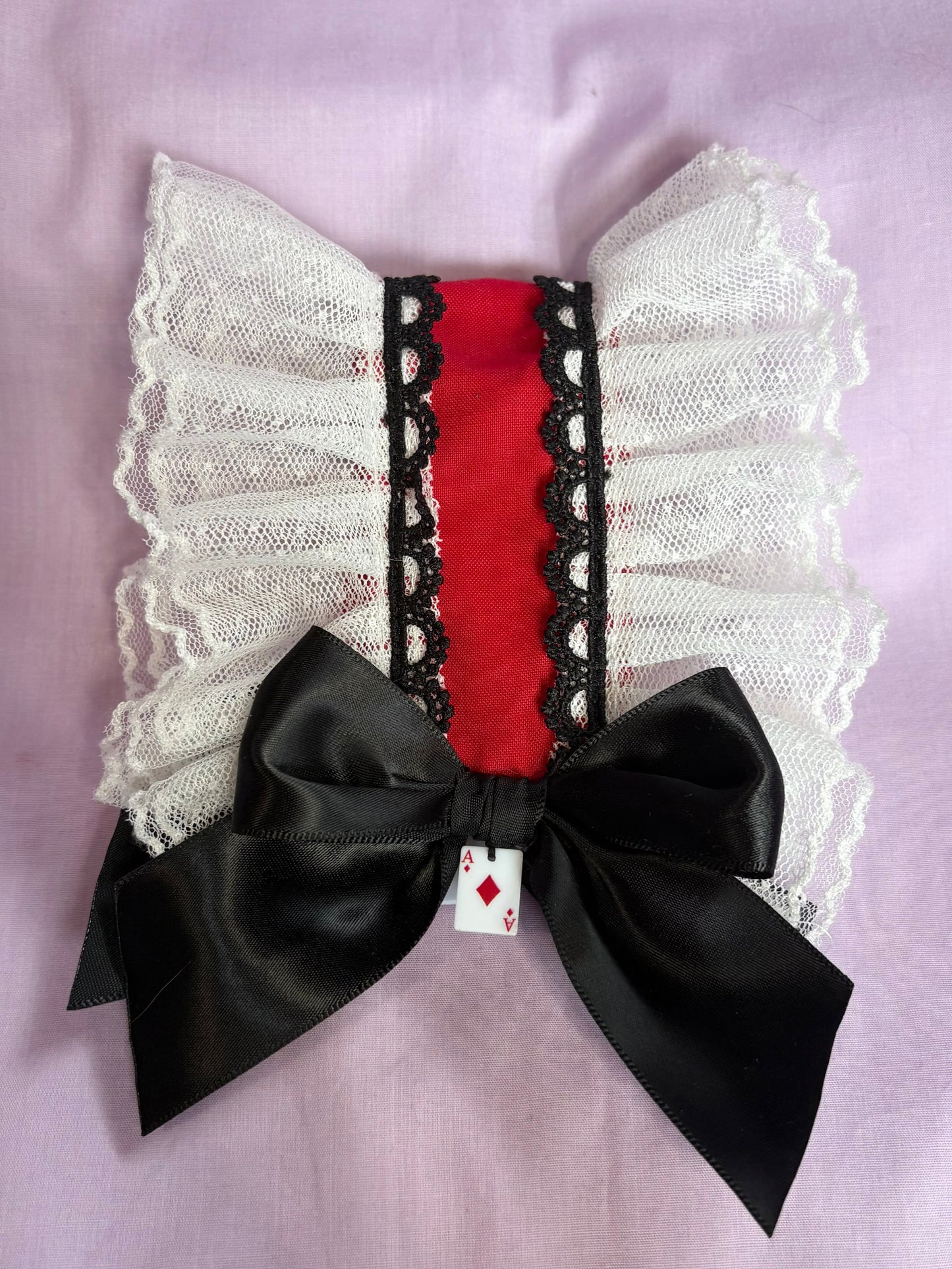 Ace of diamonds rectangle headpiece