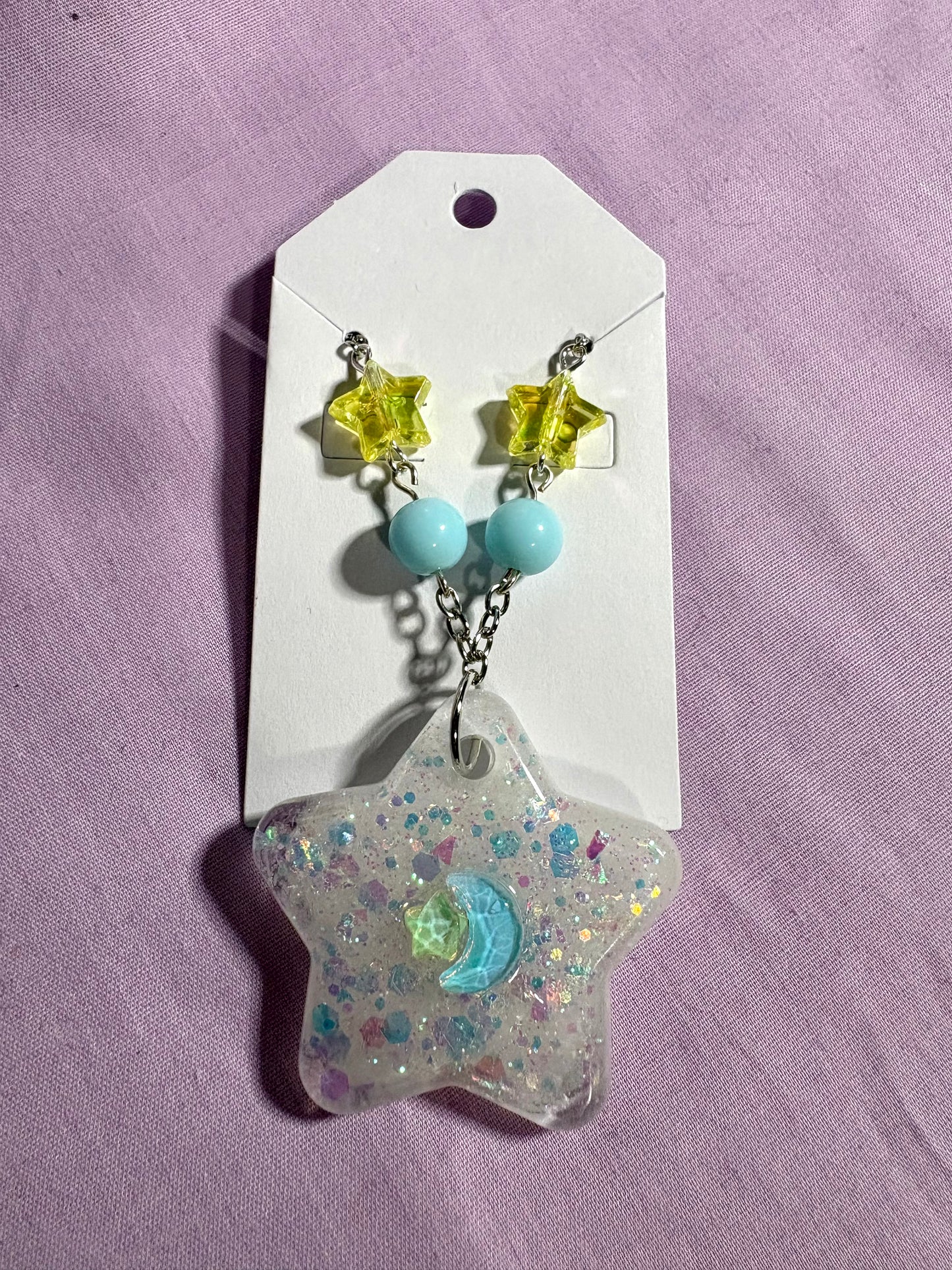 Celestial star necklace