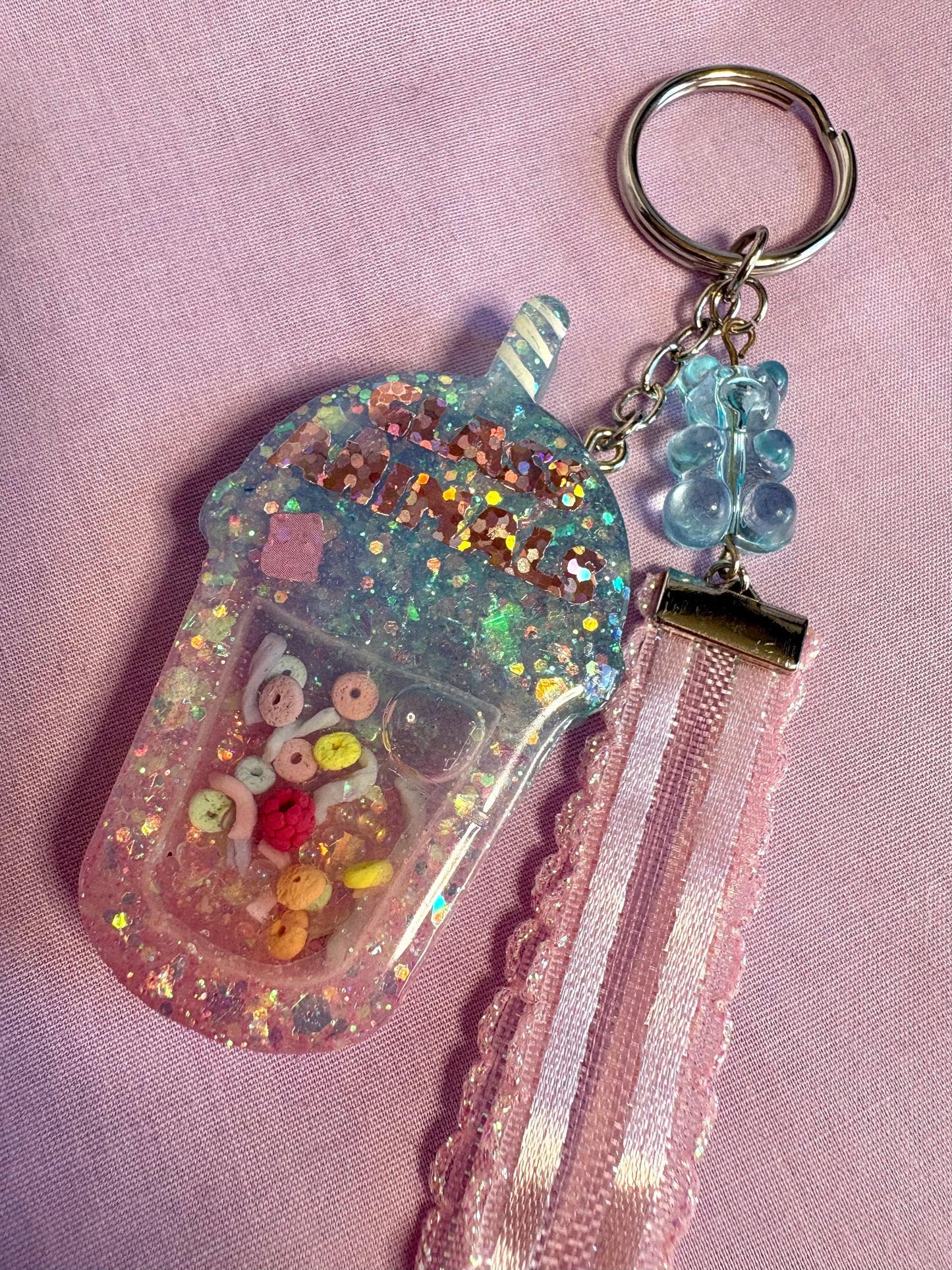 Glass animals dreamland shaker keychain