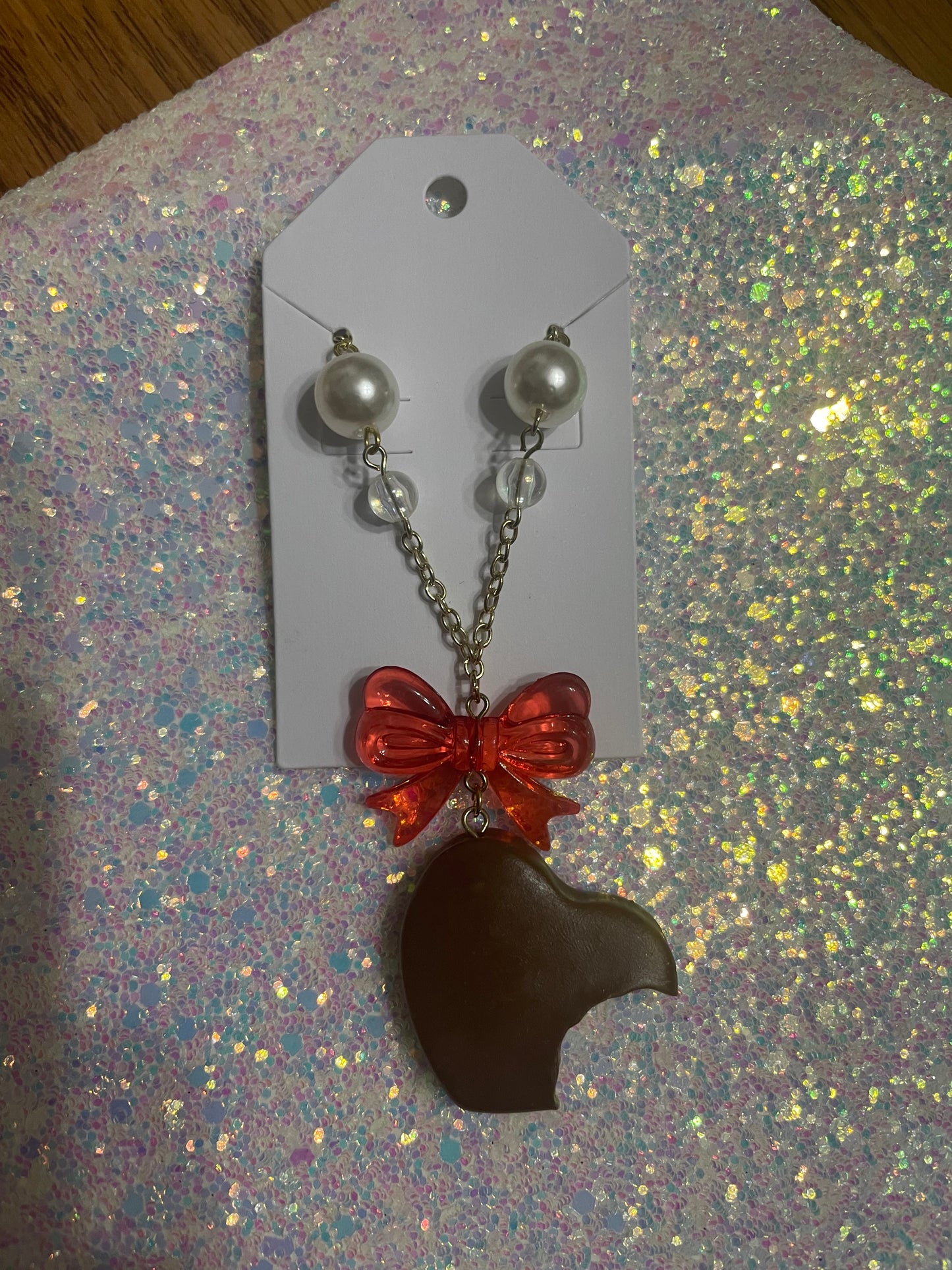 Heart truffle necklace