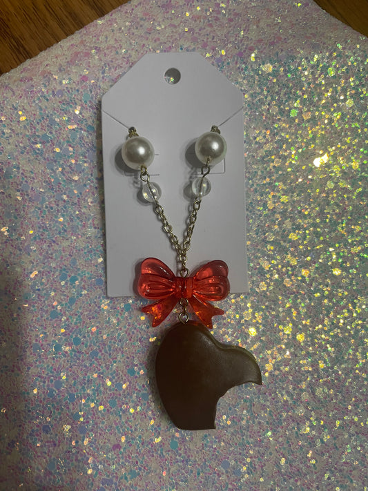 Heart truffle necklace